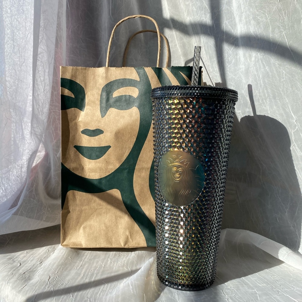New Starbucks Iridescent Studded Tumbler